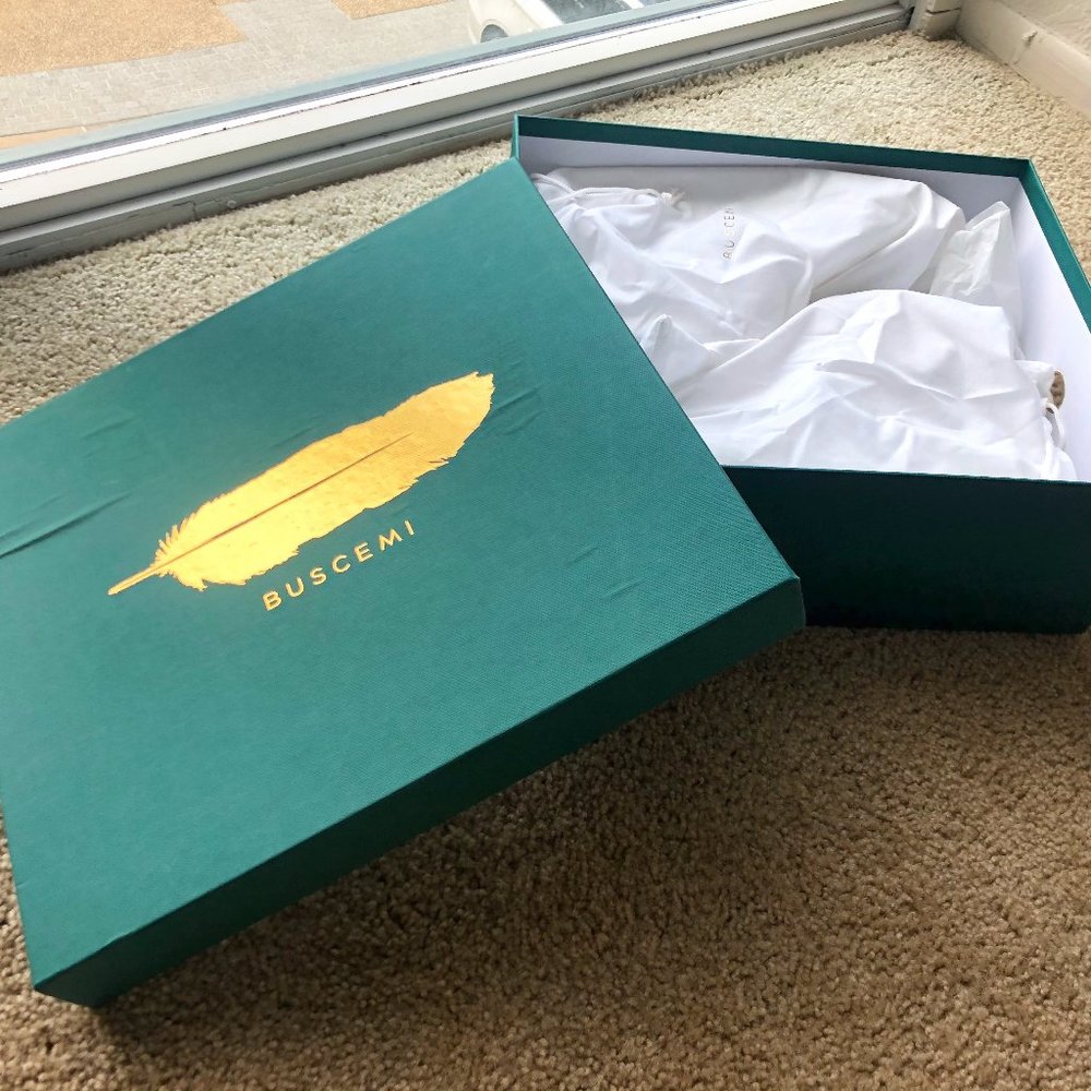 Buscemi Pebbled-Leather Platform High-Top Sneakers
